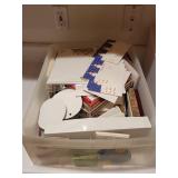 Collection of Assorted Greeting Cards, Stationery Sets and Stickers in Storage Drawer