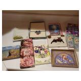 Collection of Assorted Greeting Cards, Stationery Sets and Stickers in Storage Drawer