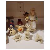 Holiday Figurine Collection with Skultuna Angel Candle Holders