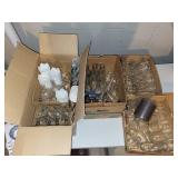 Large Collection of Assorted Glass Bottles and Vases