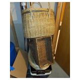 Assorted Wicker Storage and Picnic Baskets Collection