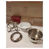 Ruffoni Stainless-Steel Fondue Pot Set with Accessories and Home Touch Deluxe Steamer