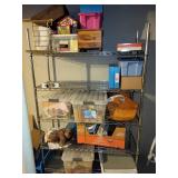 Large Collection of Dollhouse Figures and Accessories in Storage Bins