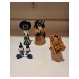 Handcrafted African Nativity Scene with Beadwork and Ceramic Figures