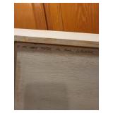 Set of 2 Wicker Serving Trays with Painted Insert, Tracey Porter 1995