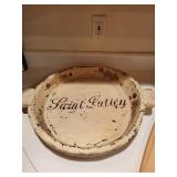 Collection of Decorative Serving Trays and Bowls Including Saint Julien Tray