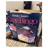 Parker Brothers Cage Bingo - Family Classics & Sorry! Board Games (Lot of 2) in Tote Bag