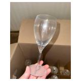 Large Collection  of Christofle Crystal Wine Glasses Stemware Set