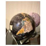World Globes Set of 3 - Map Design Decorative Globe Ornaments