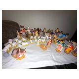 Aux Touque France Nativity Scene - Hand-Painted Ceramic Figures with Animals & Stone Oven