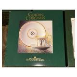 Bing & Grøndahl Golden Christmas Teacups & Saucers - 5 Boxes