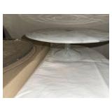 Kosta Boda ULLA 330mm Dish and Kjell Engman Glass Pedestal Cake Plate