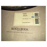 Kosta Boda ULLA 330mm Dish and Kjell Engman Glass Pedestal Cake Plate