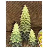 Kosta Boda Chateau 21235 Dessert Bowl 25 cl & Coupe Glass, Glass Christmas Trees