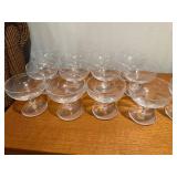 Kosta Boda Champagne Coupe Glasses - Clear Crystal Set