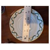 HAVILAND Limoges Floral Dinnerware Set - 8 Place Settings With Teapot, Sugar Bowl, and Serving Plates