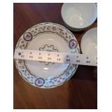 HAVILAND Limoges Floral Dinnerware Set - 8 Place Settings With Teapot, Sugar Bowl, and Serving Plates