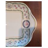 HAVILAND Limoges Floral Dinnerware Set - 8 Place Settings With Teapot, Sugar Bowl, and Serving Plates