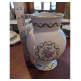 HAVILAND Limoges Floral Dinnerware Set - 8 Place Settings With Teapot, Sugar Bowl, and Serving Plates