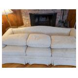 Ethan Allen Traditional Classics Sofa - Beige Damask Upholstery