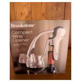 Brookstone Compact Wine Opener - Boxed with Manual