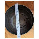 Tripod Patina Metal Planter Pot - Bronze Finish, 12-14 in Dia