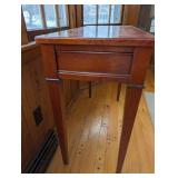 Grange Console Table with Drawer - Solid Wood Vintage Side Table