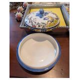 Gien Faience Trinket Jar - Musée de la Faïencerie de Gien, France - Handarbeit Plate