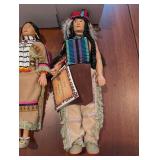 Sandy Dolls - Laughing Brook Comanche Princess & Soaring Hawk Comanche Tribe (Lot of 2)