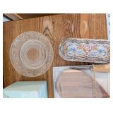 Tea Forte Lotus Tea Gift Box with Williams-Sonoma Double-Wall Latte Cup & Heart-Shaped Wood Board