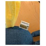 Peanuts Snoopy & Woodstock Plush Pair in Denim Overalls