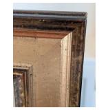 Joseph Bayol Framed Garden Print - Yellow Daisies in Bloom, Gold Frame