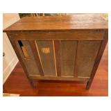 Oak 3-Drawer Dresser with Turned Legs - Vintage Bedroom Chest of Drawers