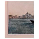Bayol River & Bridge Scene Prints - Framed Art Set