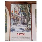 Bayol Posters - Doudou & Joseph Bayol Provence Travel Prints (4 Unframed)
