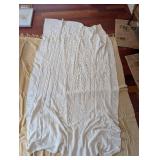 Nancy Koetter Fine Linens Italian Wool Throw Blanket - Beige Fringe