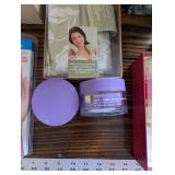 Bath & Body Gift Set: Ped Egg Foot File, Aroma Home Soothing Body Wrap, Yankee Candle