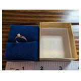 Pearl Solitaire Ring - Gold-Tone Band, Gift Box Included