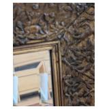 Decorative Arts, Inc. Mirror - Ornate Leaf Gold Frame Wall Decor