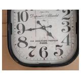 Dupont & Allardet Paris Clock - Vintage Wall Clock, 1876 Dial, 534 Boulevard Pasteur