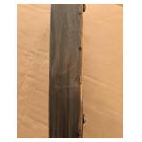 Oval Wall Mirror with Iron Frame and Hanging Ring - Vintage Rustic Decor