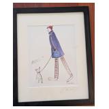 Framed Fashion Illustration Prints - Set of 3 Fashion Sketches