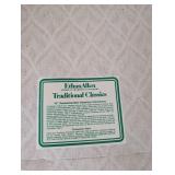 Ethan Allen Traditional Classics Armchairs & Ottoman - Cream Damask Upholstery Set