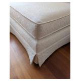 Ethan Allen Traditional Classics Armchairs & Ottoman - Cream Damask Upholstery Set