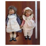 Heidi Ott Dalila Dolls - Swiss Handmade Collectible Pair
