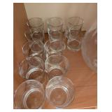 Kosta Boda Glassware Set - Orrefors Sweden Large Bowl & Assorted Tumblers