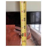 Full-Length Floor Mirror - Black Frame, 63 in H x 16 in W