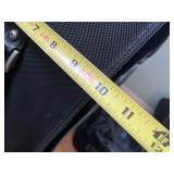 Black 2-Piece Luggage Set - Upright Rolling Suitcase & Duffel Bag