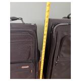 TravelPro 2-Piece Black Luggage Set - Carry-On & Upright Rolling Suitcases