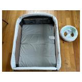 Skip Hop Play Yard Bassinet - Mesh Sides with Mint Lounger Insert